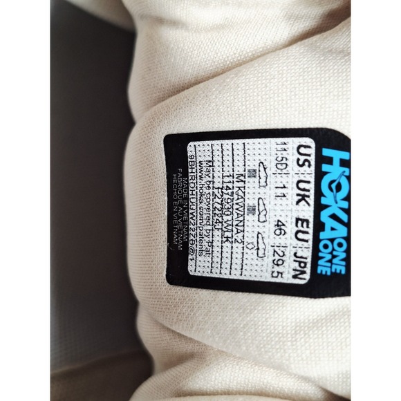 New Hoka One One Kawana 2 Wheat Oat Brown Milk 1147930 WLK Men's Sz 11.5 - Picture 12 of 12